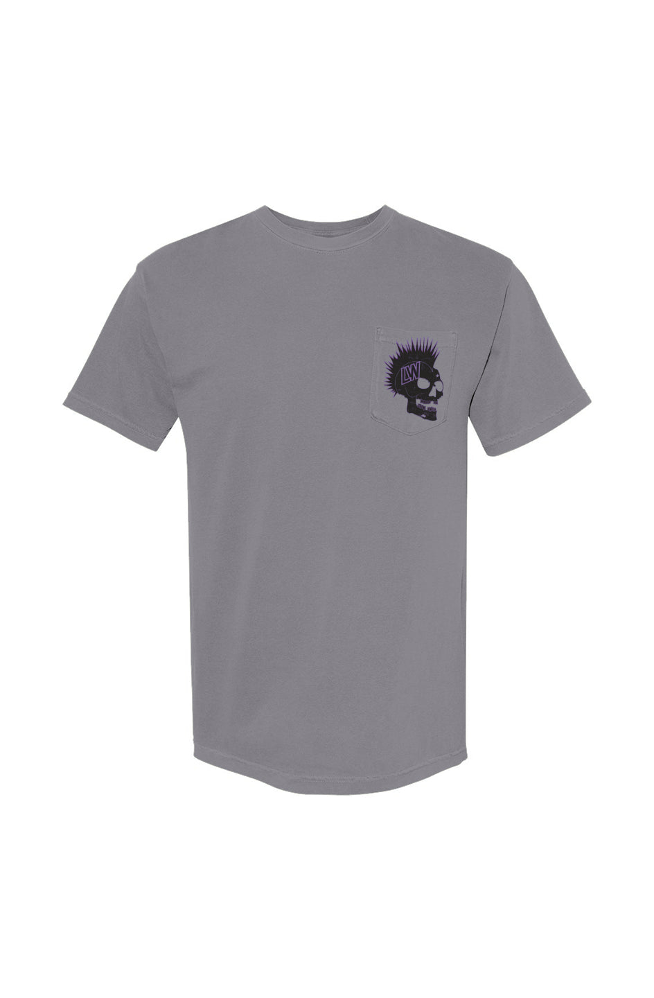 Pocket-T-Shirt LW Skull