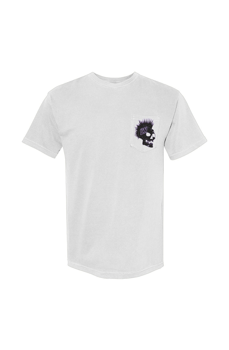 Pocket-T-Shirt LW Skull