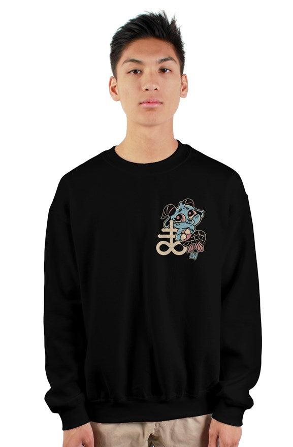 Baby Goat Mermaid crewneck sweatshirt