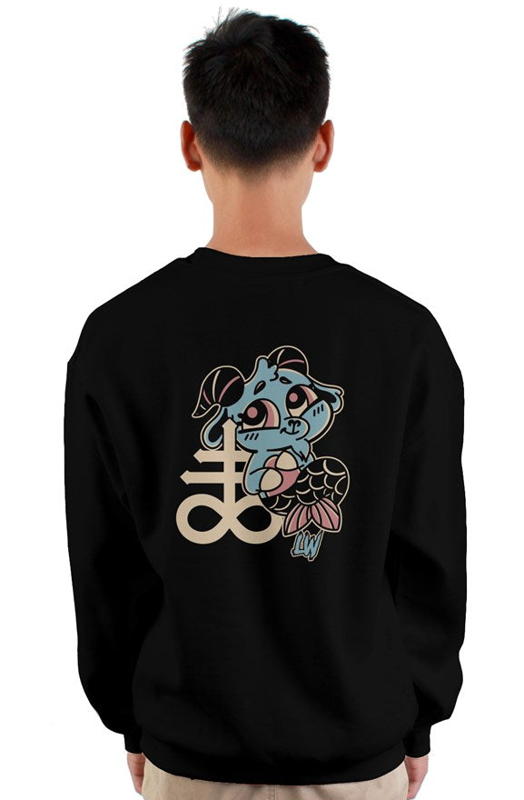 Baby Goat Mermaid crewneck sweatshirt